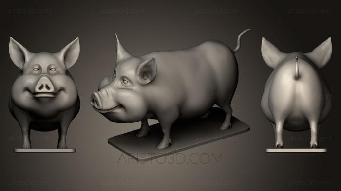 Animal figurines (STKJ_0517) 3D model for CNC machine